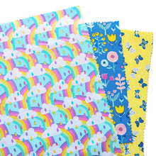 Load image into Gallery viewer, Huckleberry Make Your Own Beeswax Wraps Rainbows &amp; Clover
