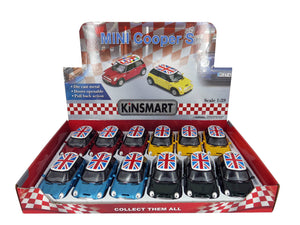 Kinsmart Pull Back Diecast Mini Cooper S Coupe