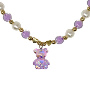 Pink Poppy Dreamland Gummy Bear Necklace