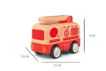 Load image into Gallery viewer, Wooden Fire Engine Work Truck with Sounds and Lightsr
