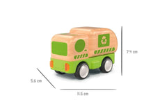 Load image into Gallery viewer, Wooden Recycling Work Truck with Sounds and Lights
