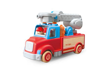 Load image into Gallery viewer, Wooden Fire Engine with Sound and Light
