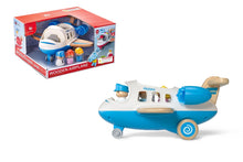 Load image into Gallery viewer, Wooden Airplane with Sounds and Lights in Blue
