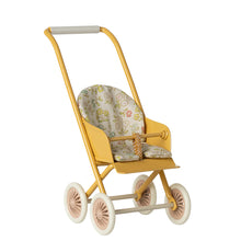 Load image into Gallery viewer, Maileg Stroller Micro Yellow
