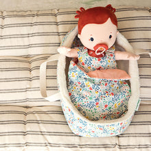 Load image into Gallery viewer, Lilliputiens Flowers Baby Doll Basket
