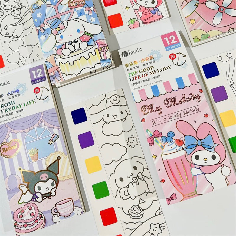 Sanrio and Friends Watercolour Painting Sets
