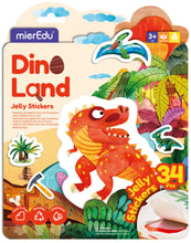 Load image into Gallery viewer, Mier Edu Dino Land Jelly Stickers
