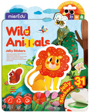 Load image into Gallery viewer, Mier Edu Wild Animals Jelly Stickers
