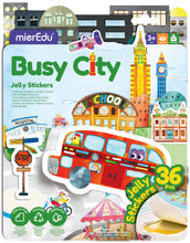 Load image into Gallery viewer, Mier Edu Busy City Jelly Stickers
