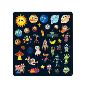 Mier Edu Space Explorer Jelly Stickers