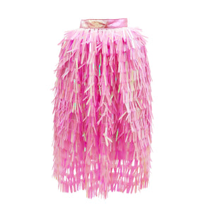 Pink Poppy Dance Sequin Fashion Cape