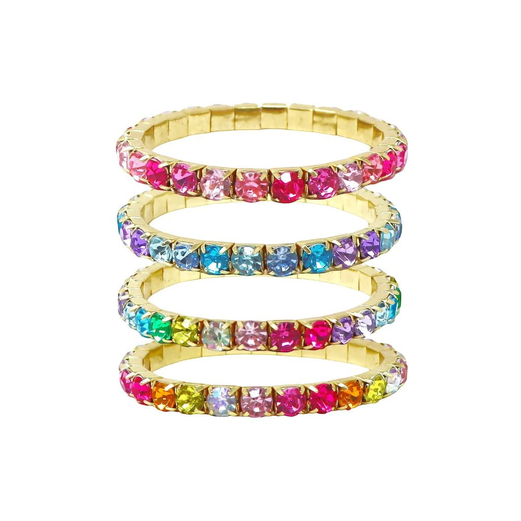 Pink Poppy Tween Dainty Luxury Bejewelled Bracelet