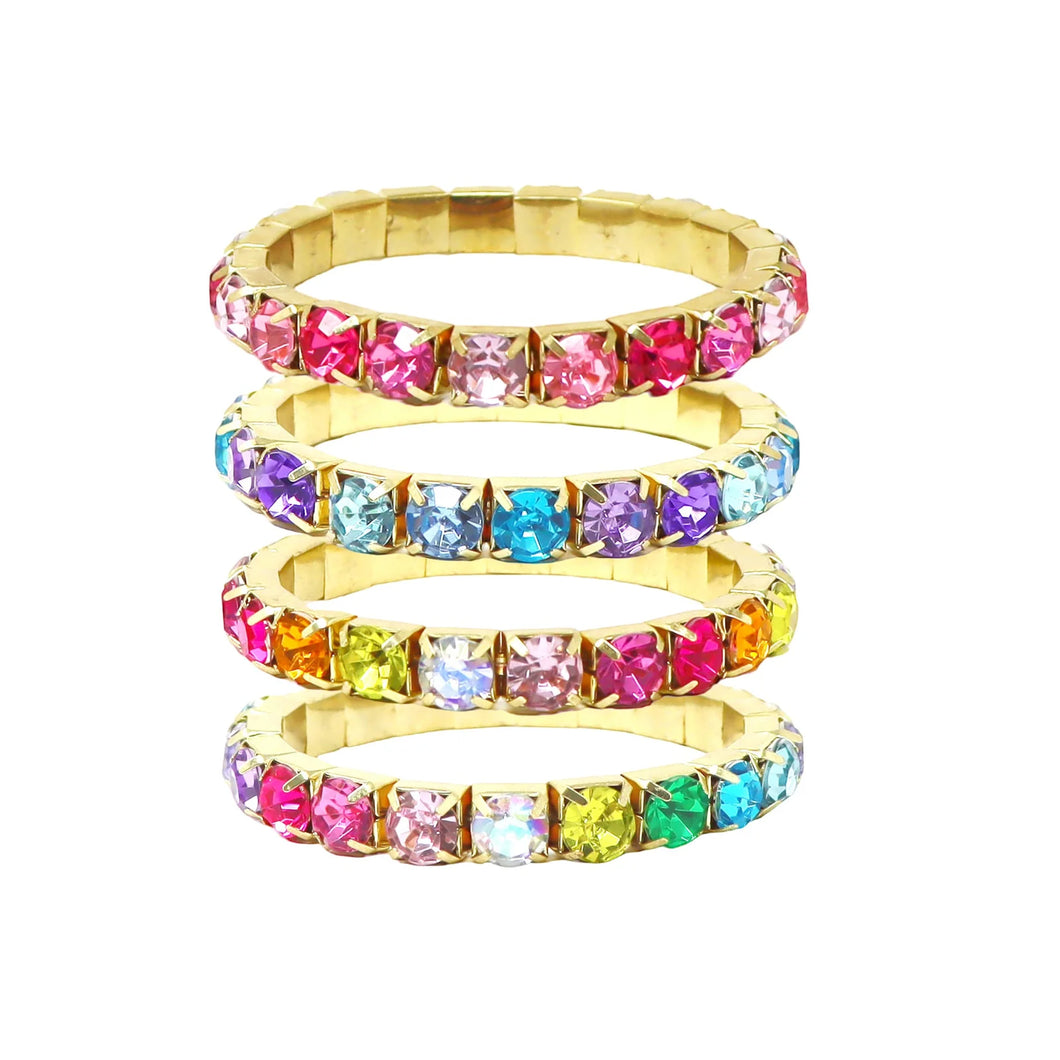 Pink Poppy Tween Luxury Bejewelled Bracelet