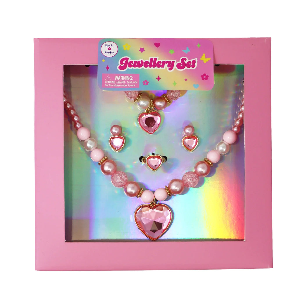 Pink Poppy Dance Jewellery Set