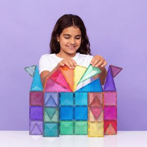 Connetix Glitter Castle Pack 48 Pieces