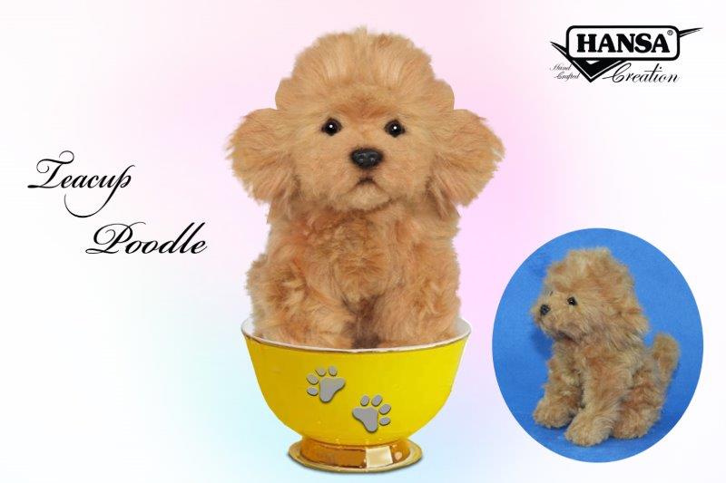 Hansa Toy Poodle Teacup 16cm