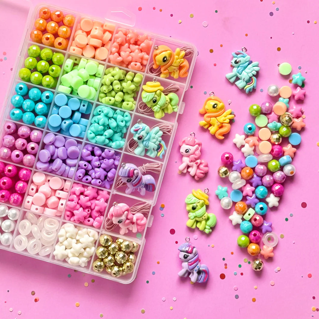 Sweet as Sugar Large Jewellery Making Kit with Ponies