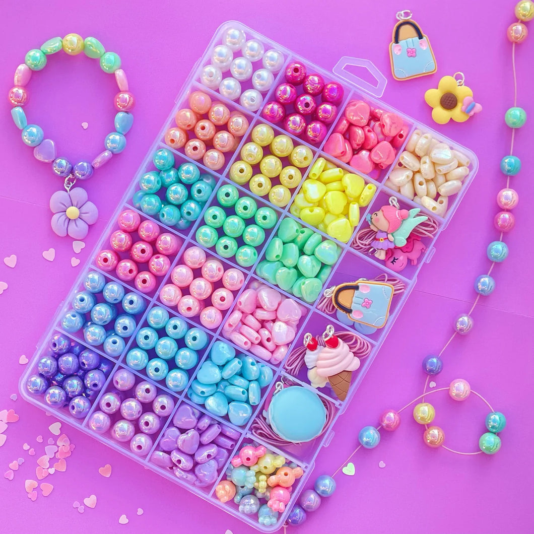 Sweet as Sugar Large Jewellery Making Kit Pastel Palette