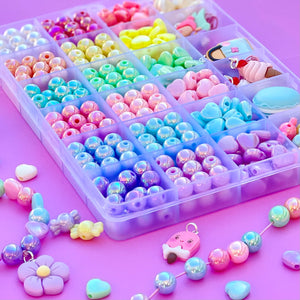 Sweet as Sugar Large Jewellery Making Kit Pastel Palette
