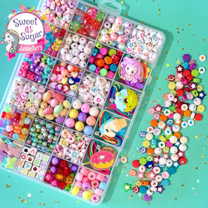 Sweet as Sugar Large Jewellery Making Kit Shapes & Colours
