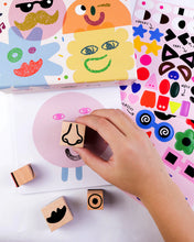Load image into Gallery viewer, Journey of Something Stamp Kit with Cool Faces
