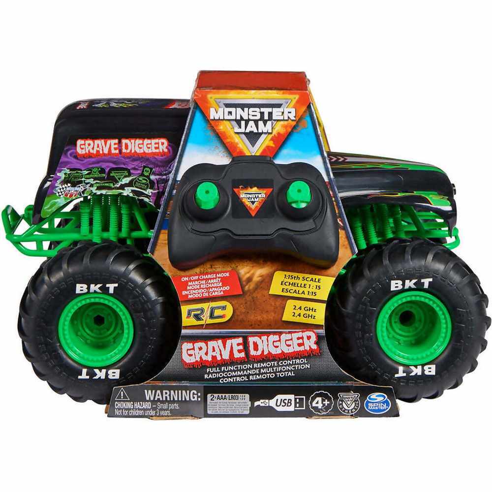 Monster Jam Grave Digger Remote Control Truck