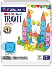 Load image into Gallery viewer, Micro Tiles Micro Mags Travel Set Deluxe 55 pieces
