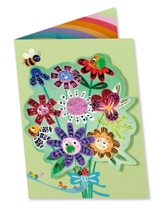 Avenir Scratch Floral Greeting Cards