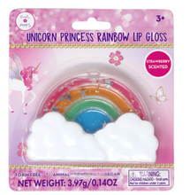 Load image into Gallery viewer, Pink Poppy Unicorn Princess Rainbow Lipgloss
