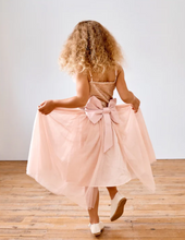 Load image into Gallery viewer, Miss Rose Sister Violet Giselle Peach Tutu Dress
