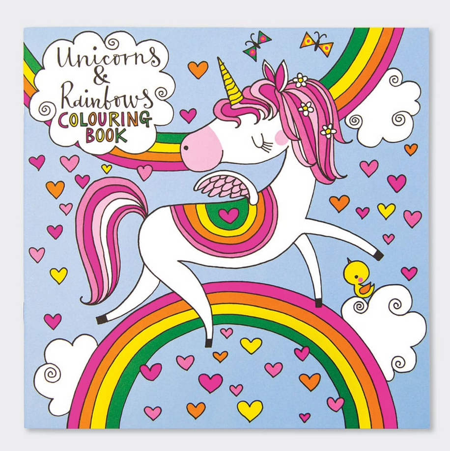Unicorns & Rainbows Colouring Book - Rachel Ellen