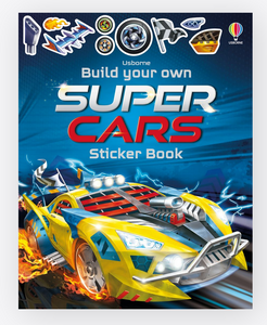 Usborne Build Your Own Supercars Sticker Book