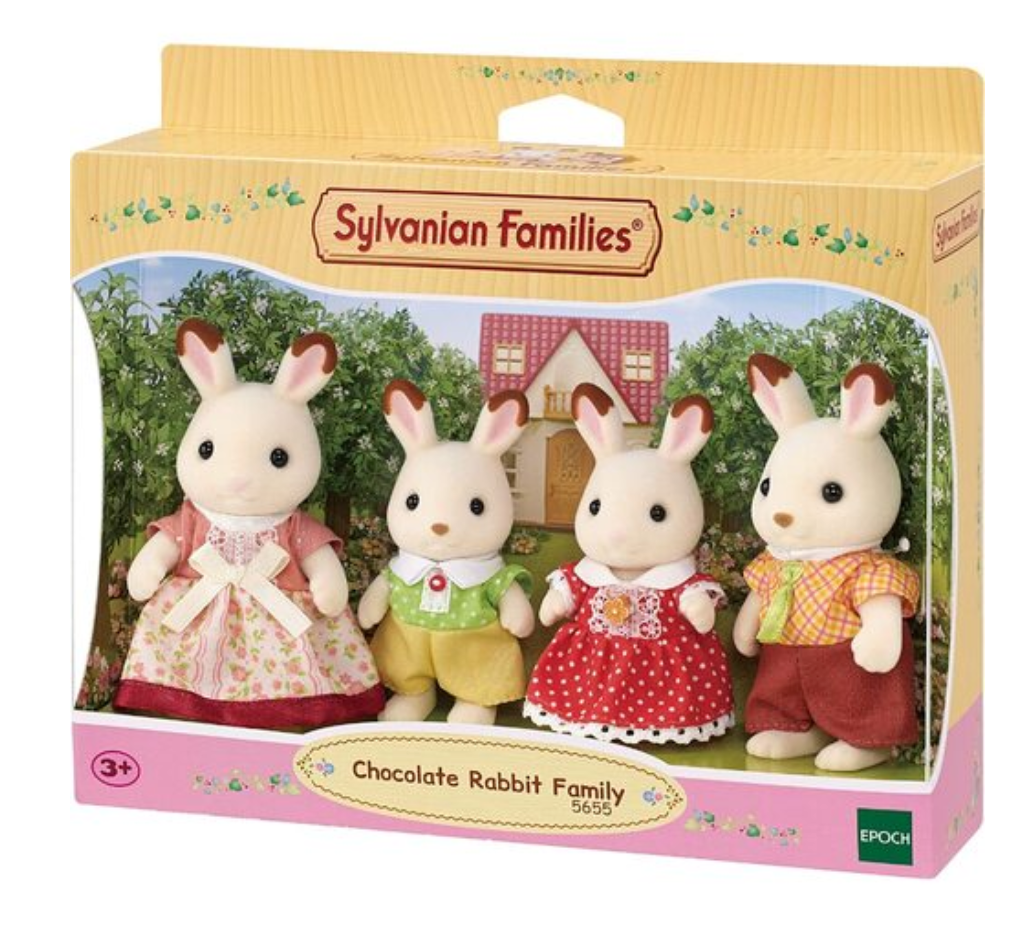 Sylvanian Families Chocolate Rabbit Family