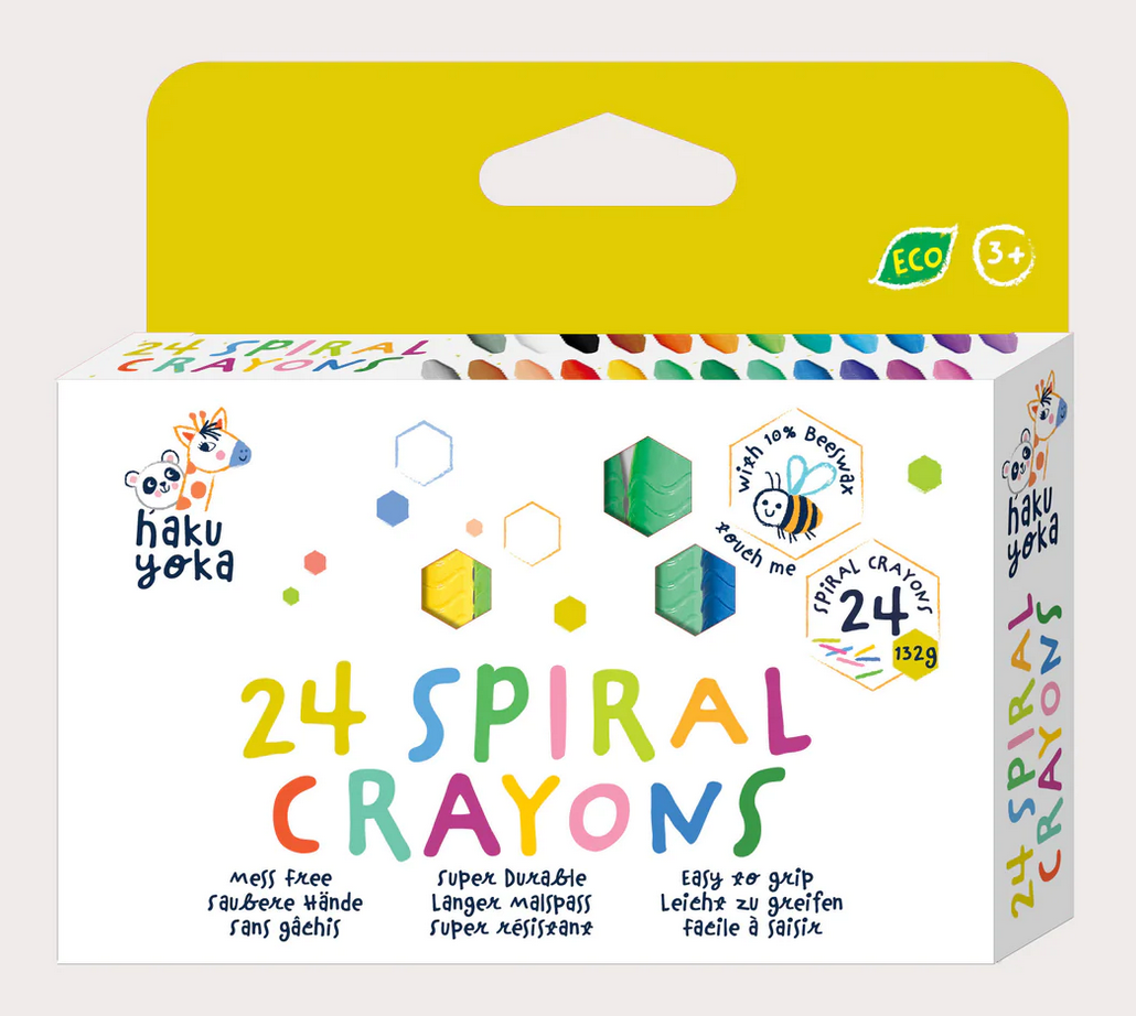 Haku Yoka 24 Spiral Crayons