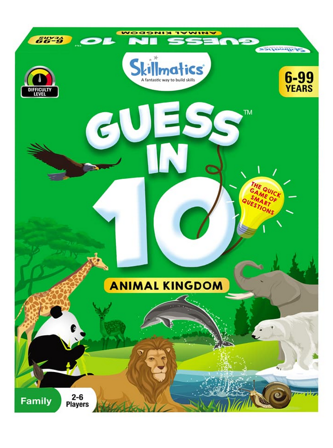 Skillmatics Guess in 10 Animal Kingdom
