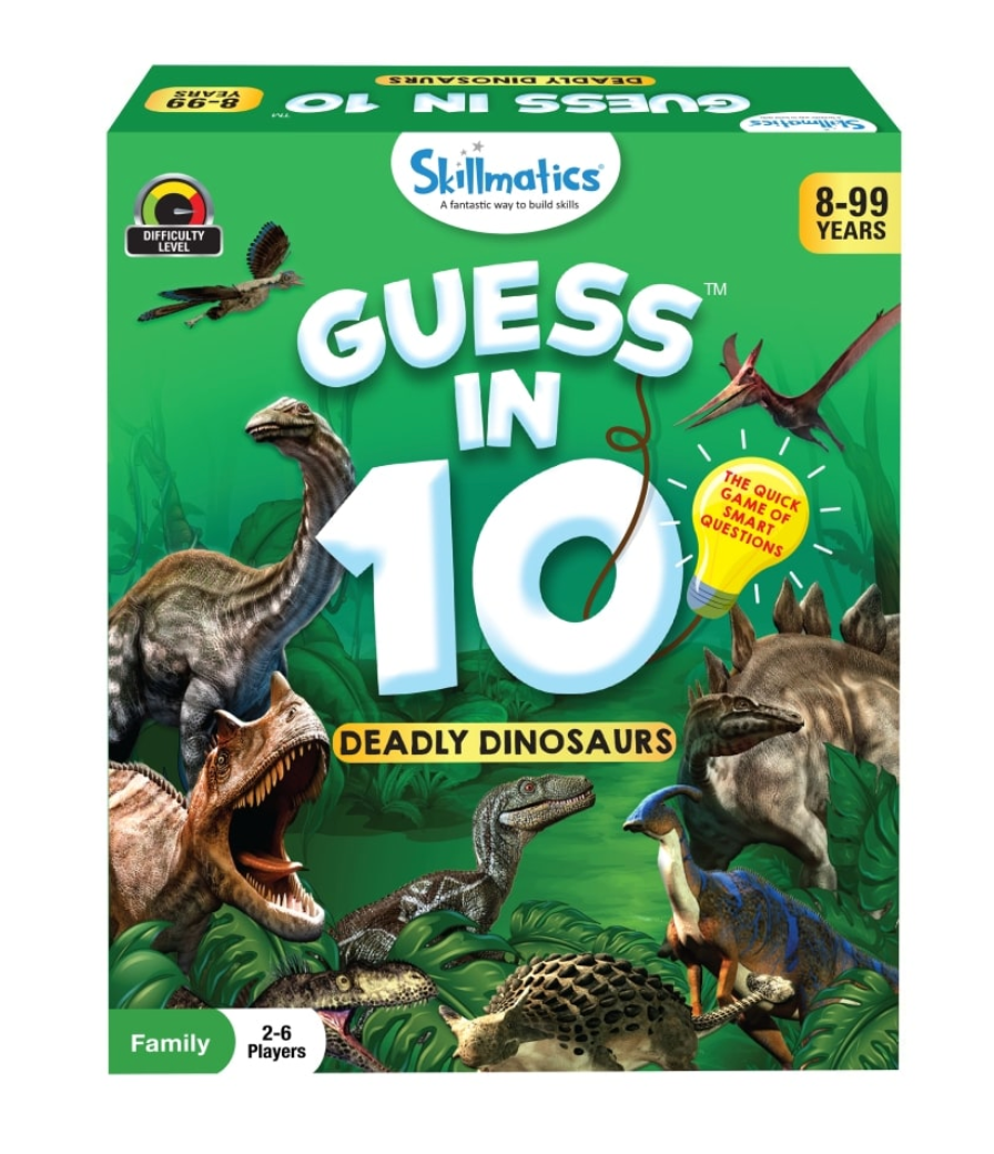 Skillmatics Guess in 10 Deadly Dinosaurs