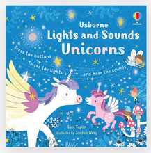 Load image into Gallery viewer, Usborne Lights &amp; Sounds Unicorns
