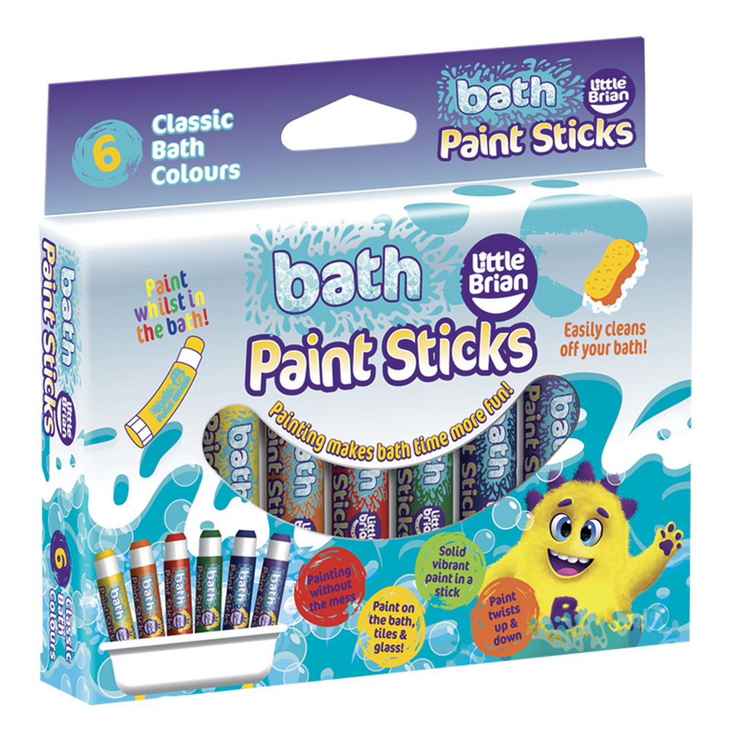 Little Brian 6 Bath Paint Sticks
