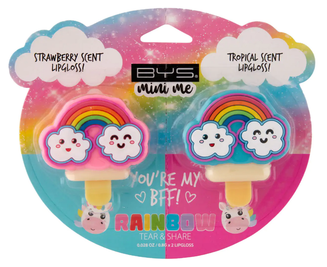 BYS Mini Me Rinbow Lipgloss 2 Pack