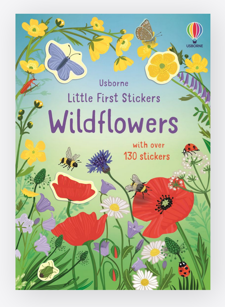 Usborne Little First Stickers Wildflowers