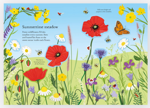Usborne Little First Stickers Wildflowers