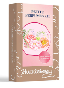 Huckleberry Make Your Own Petite Perfume Kit Blush Suede & Peonies