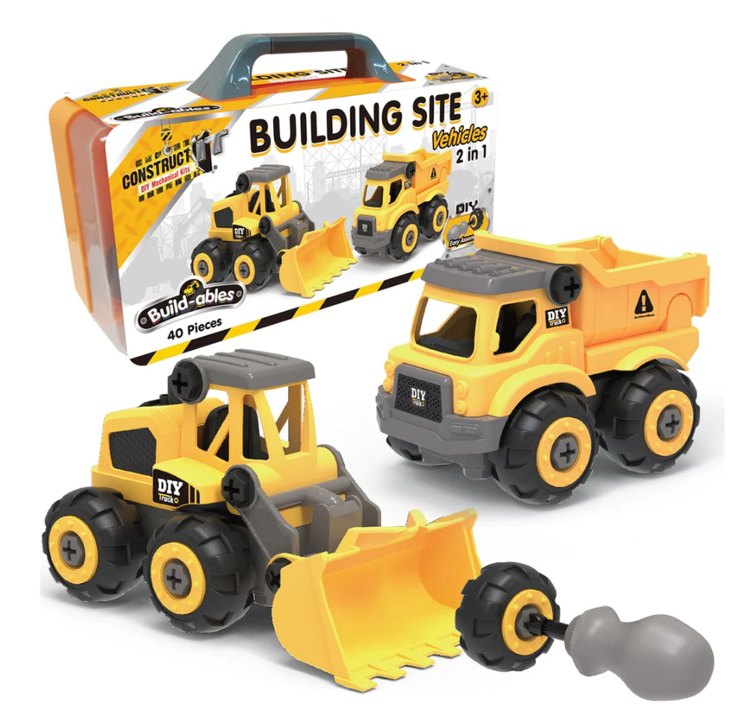 Build-ables - Building Site 2-in-1 Vehicles