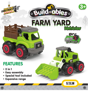 Buildables - Farm Yard 2-in-1 Vehicles