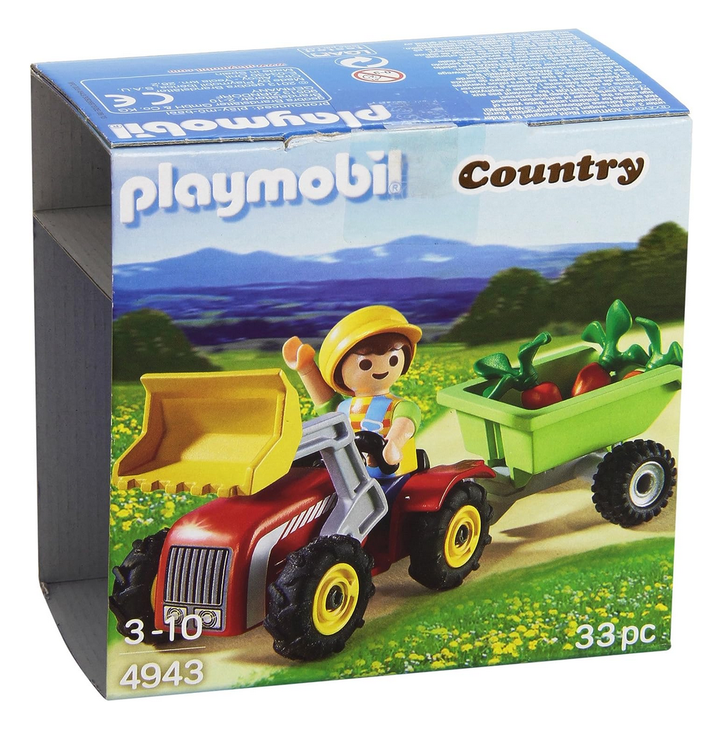 Playmobil Boy with Tractor 4943