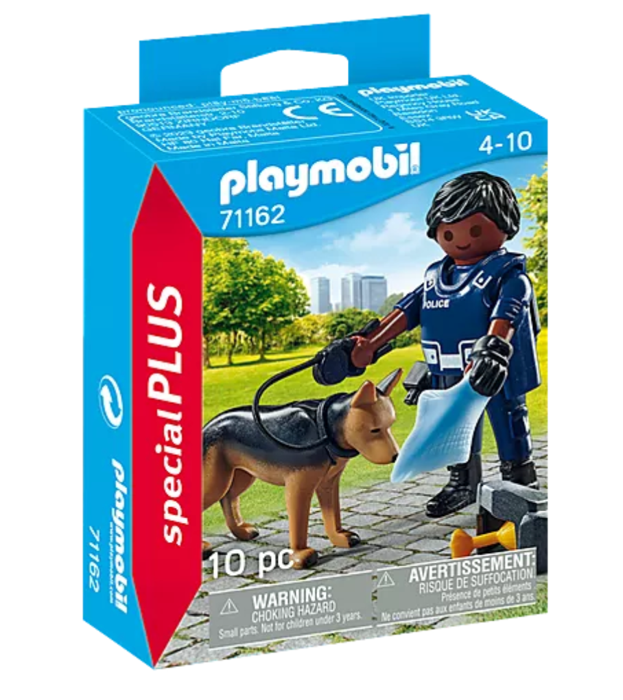 Playmobil Special Plus Policeman & Sniffer Dog 71162