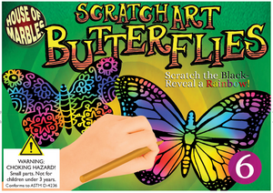 House of Marbles Scratch Art Butterflies