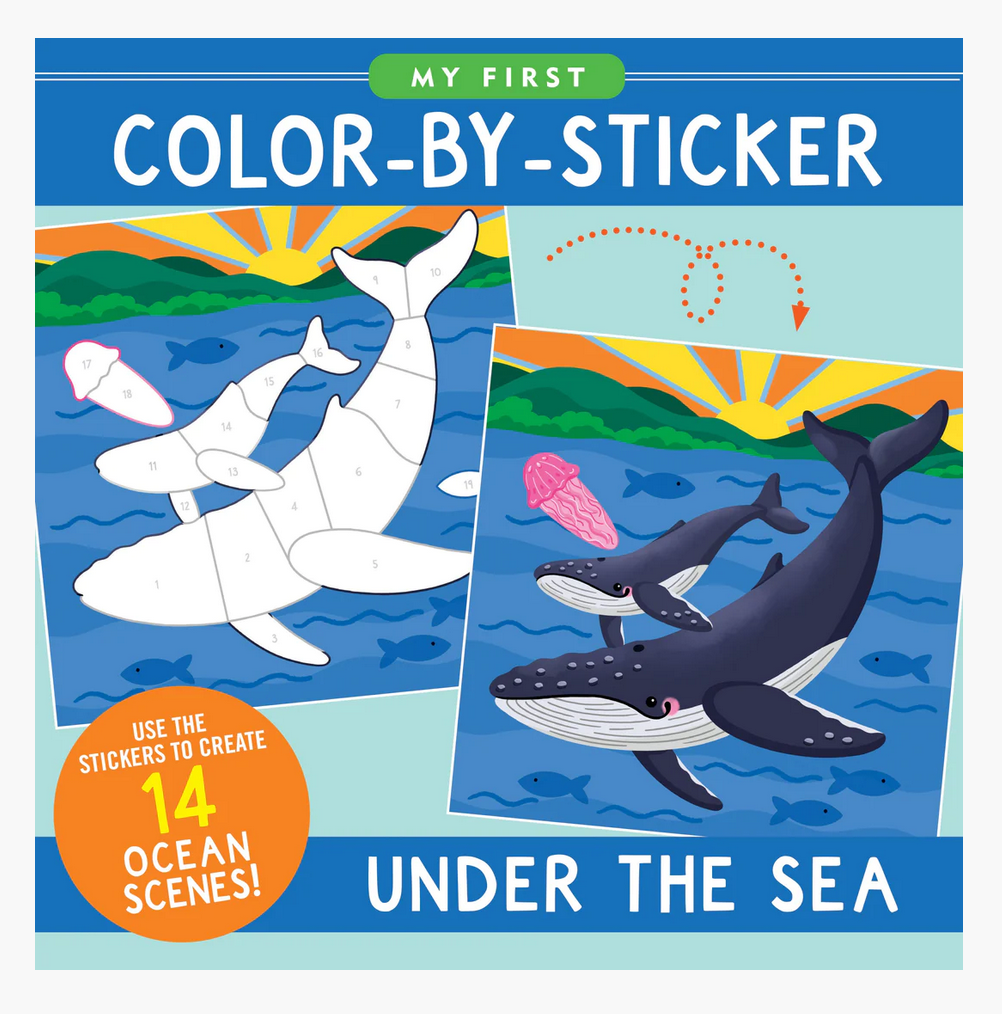 First Colour By Sticker Book Under The Sea