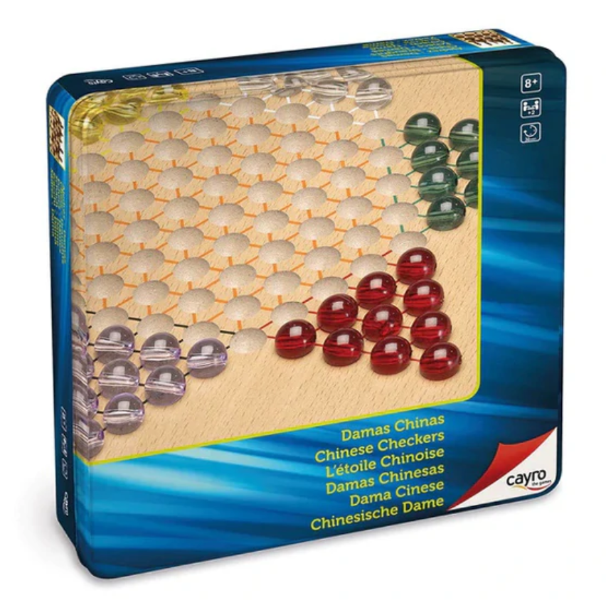 Chinese Checkers in Metal Box