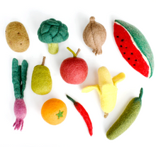 Load image into Gallery viewer, Tara Treasures Felt Fruit &amp; Vegetables Set B
